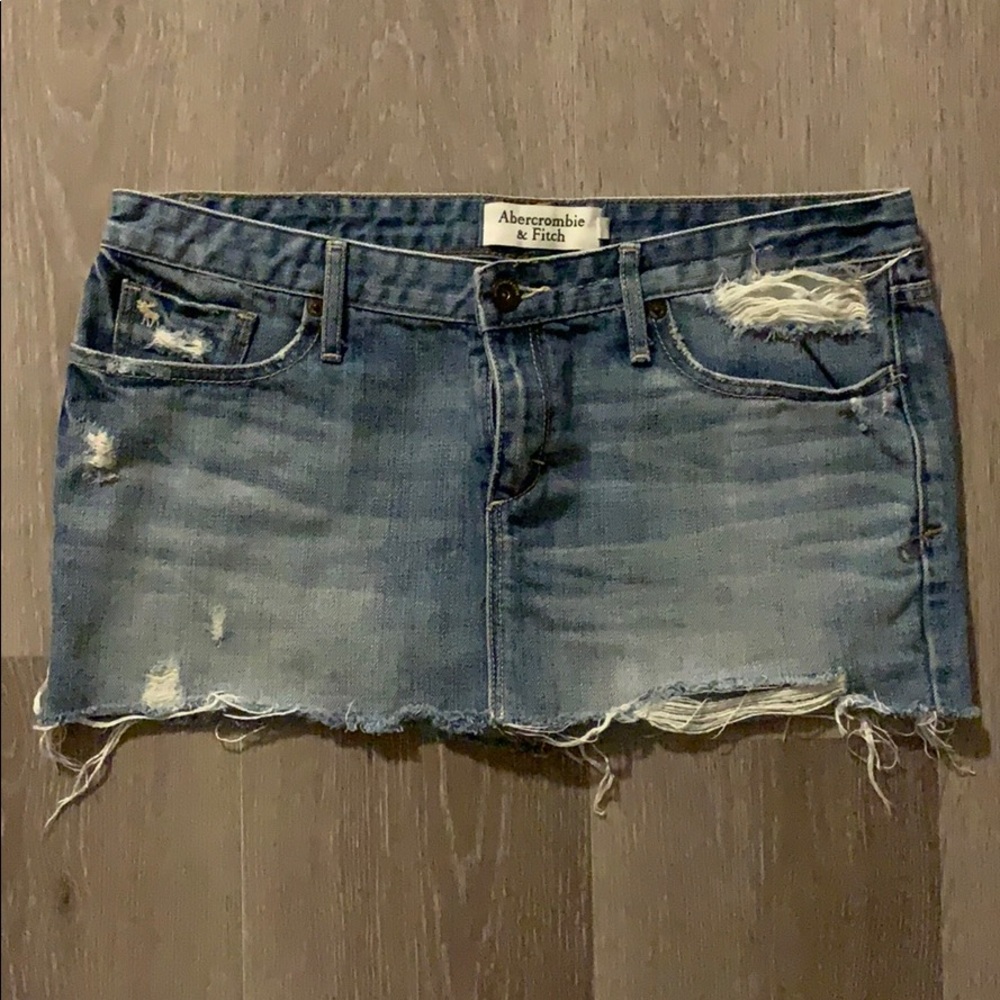 Abercrombie denim mini skirt